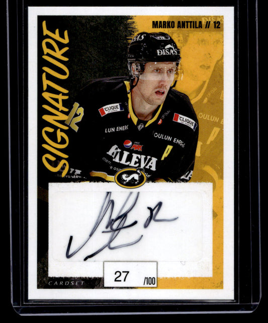 2022-23 Cardset Signature - Marko Anttila /100