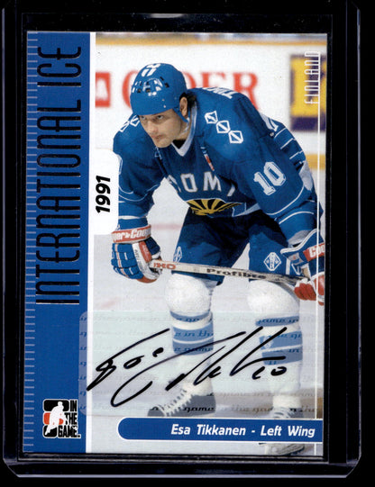 2006-07 In the Game-Used International Ice Signature Series Autographs - Esa Tikkanen #A-ET