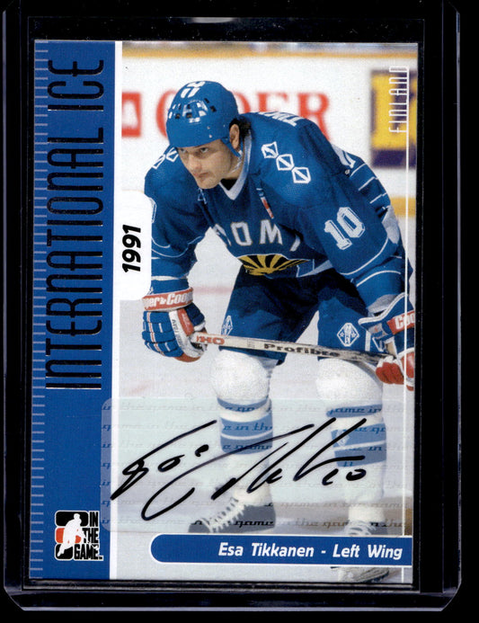 2006-07 In the Game-Used International Ice Signature Series Autographs - Esa Tikkanen #A-ET
