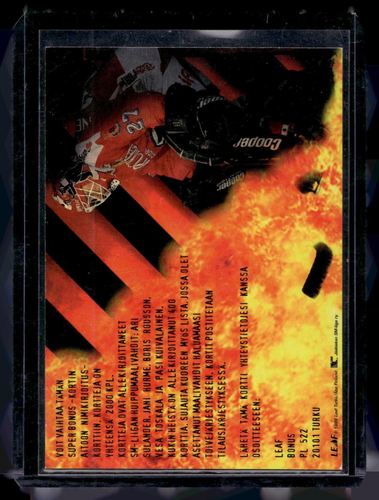 1996-97 Sisu Redline - Super Bonus - Kari Takko