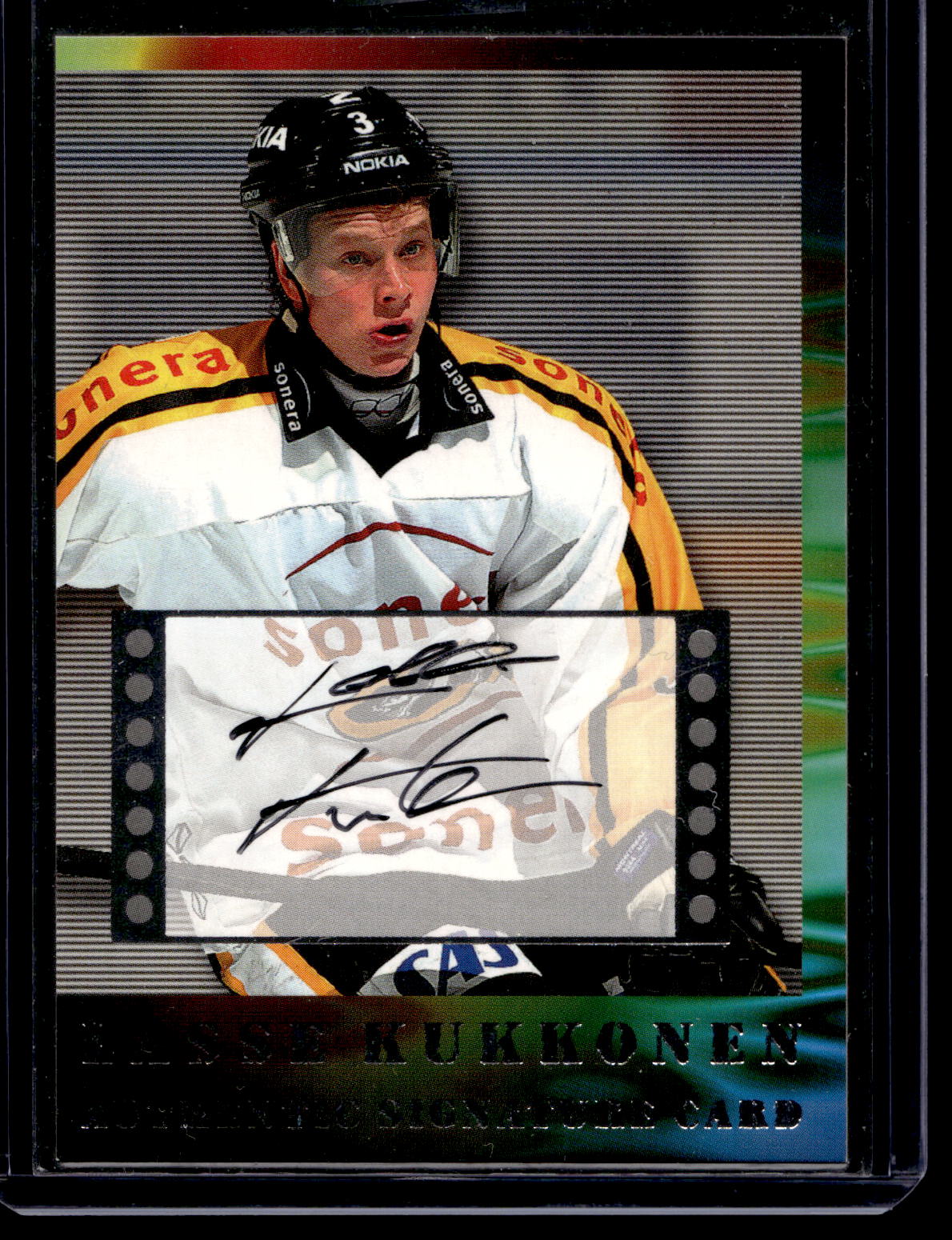 2002-03 Cardset Signature - Lasse Kukkonen /1197