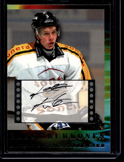 2002-03 Cardset Signature - Lasse Kukkonen /1197