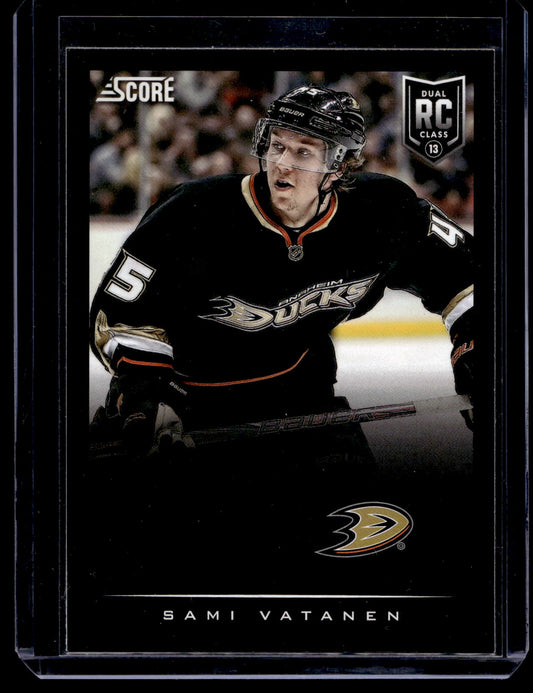 2013-14 Score - Black Hot Rookies - Sami Vatanen #615 RC