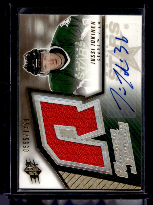 2005-06 Upper Deck SPx - Rookie Jersey - Jussi Jokinen #180 /1499 RC