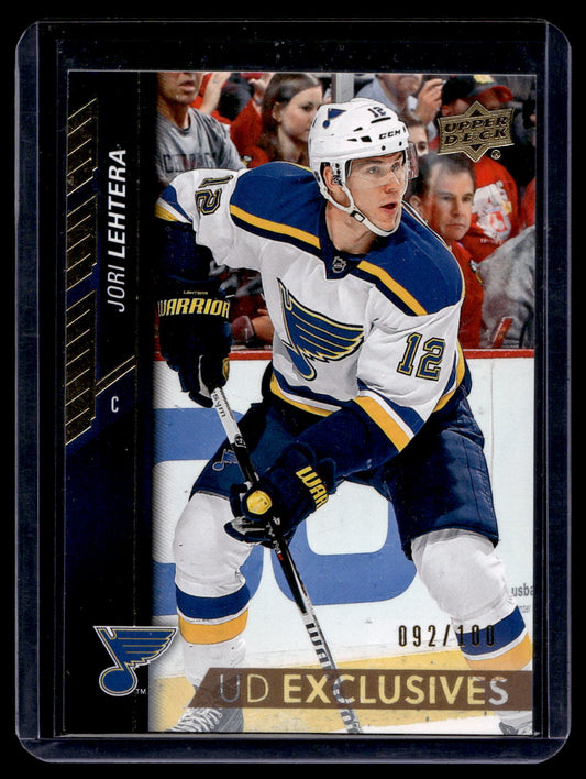 2015-16 Upper Deck - UD Exclusives - Jori Lehtera #163 /100