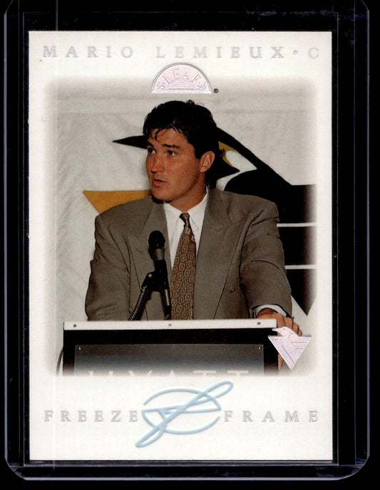 1995-96 Leaf - Freeze Frame - Mario Lemieux #7 /10000