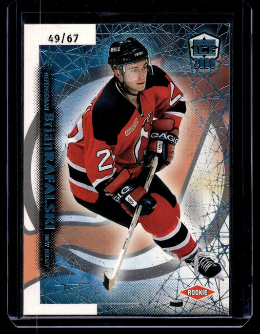 1999-00 Pacific Dynagon Ice Blue - Brian Rafalski #148 /67 RC