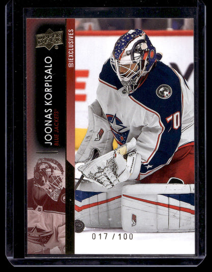 2021-22 Upper Deck - UD Exclusives - Joonas Korpisalo #304 /100
