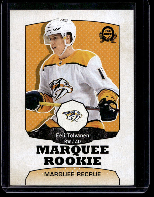 2018-19 O-Pee-Chee - Retro Blank Back -  Marquee Rookies - Eeli Tolvanen #530 RC