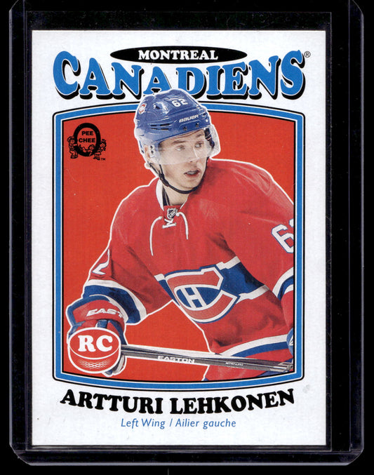 2016-17 Upper Deck - O-Pee-Chee Update - Retro Blank Back - Marquee Rookies - Artturi Lehkonen #677 RC