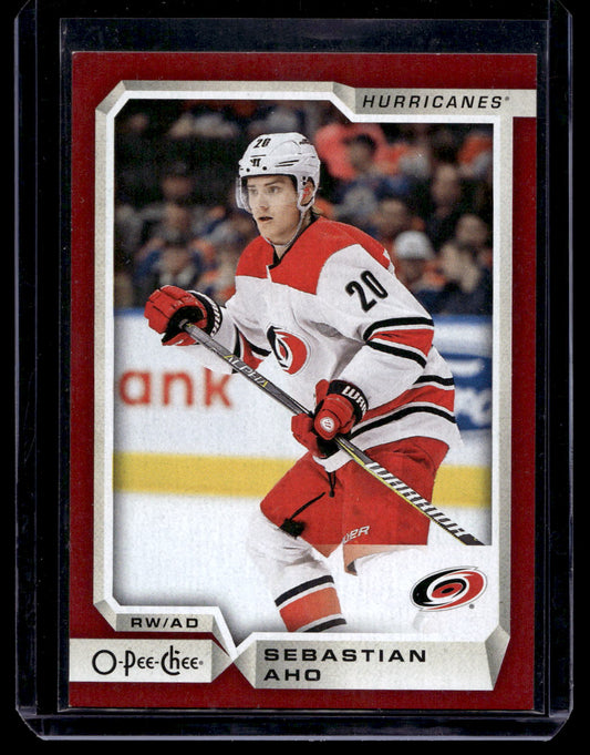 2018-19 O-Pee-Chee - Red Blank Back - Sebastian Aho #116