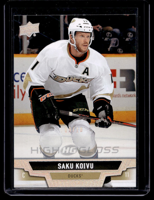 2013-14 Upper Deck - High Gloss - Saku Koivu #175 /10