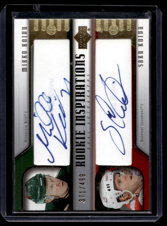 2005-06 Upper Deck Rookie Update - Mikko Koivu / Saku Koivu #267 /499 RY