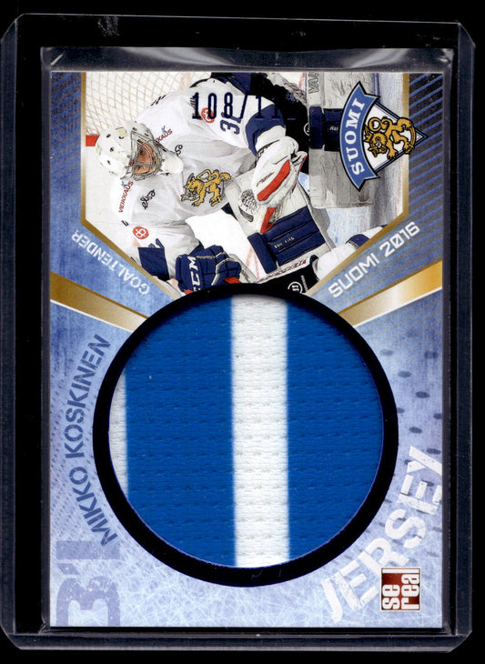 2016 Sereal Team Finland Jerseys - Mikko Koskinen #FIN-JER-002 /111