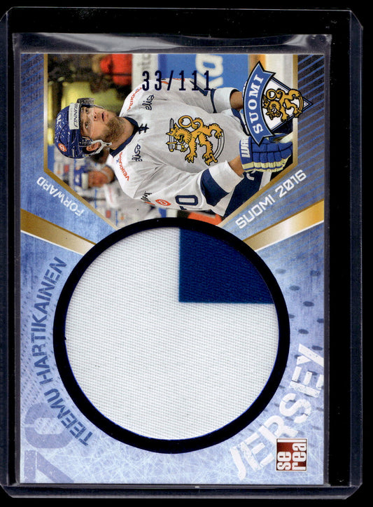 2016 Sereal Team Finland Jerseys - Teemu Hartikainen #FIN-JER-012 /111