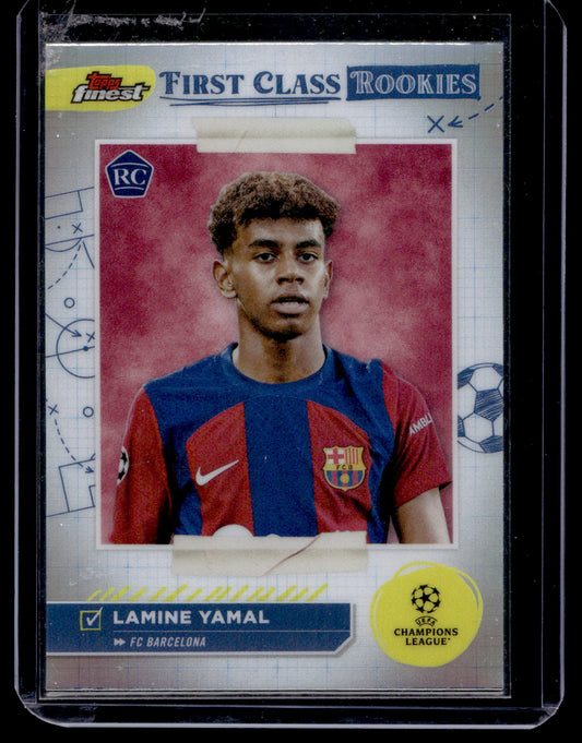 2023-24 Topps Finest UEFA Club Competitions - First Class Rookies - Lamine Yamal #FR-1