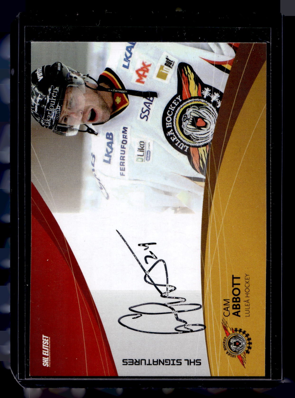 2011-12 SHL Signatures - Cam Abbott
