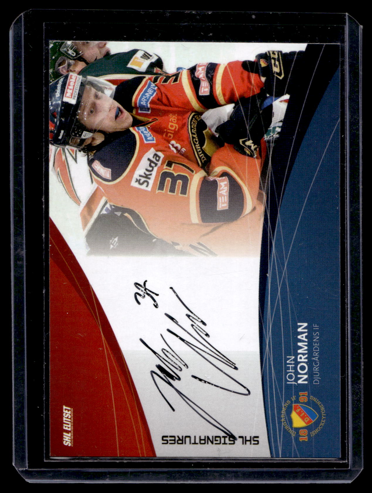 2011-12 SHL Signatures - John Norman