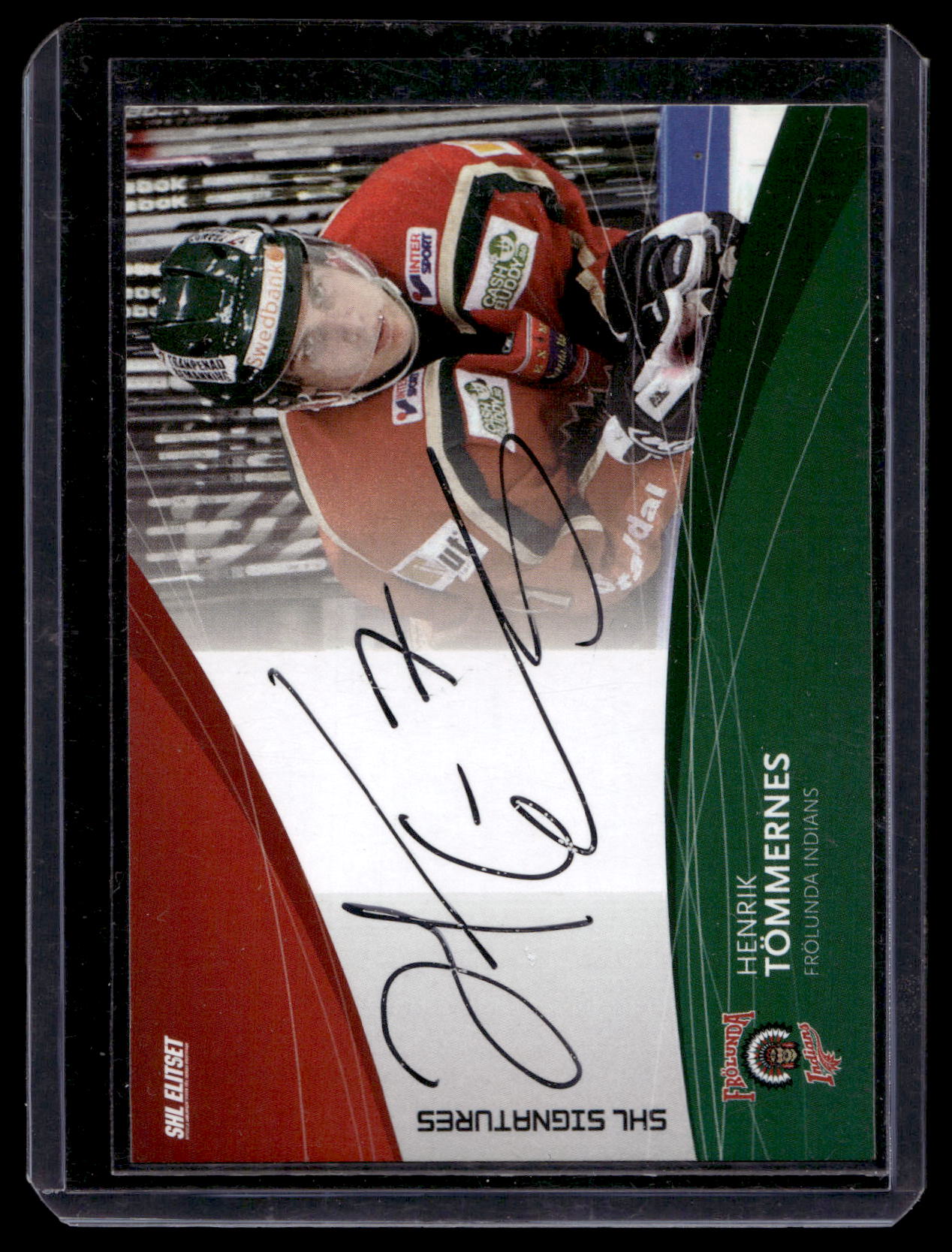 2011-12 SHL Signatures - Henrik Tömmernes