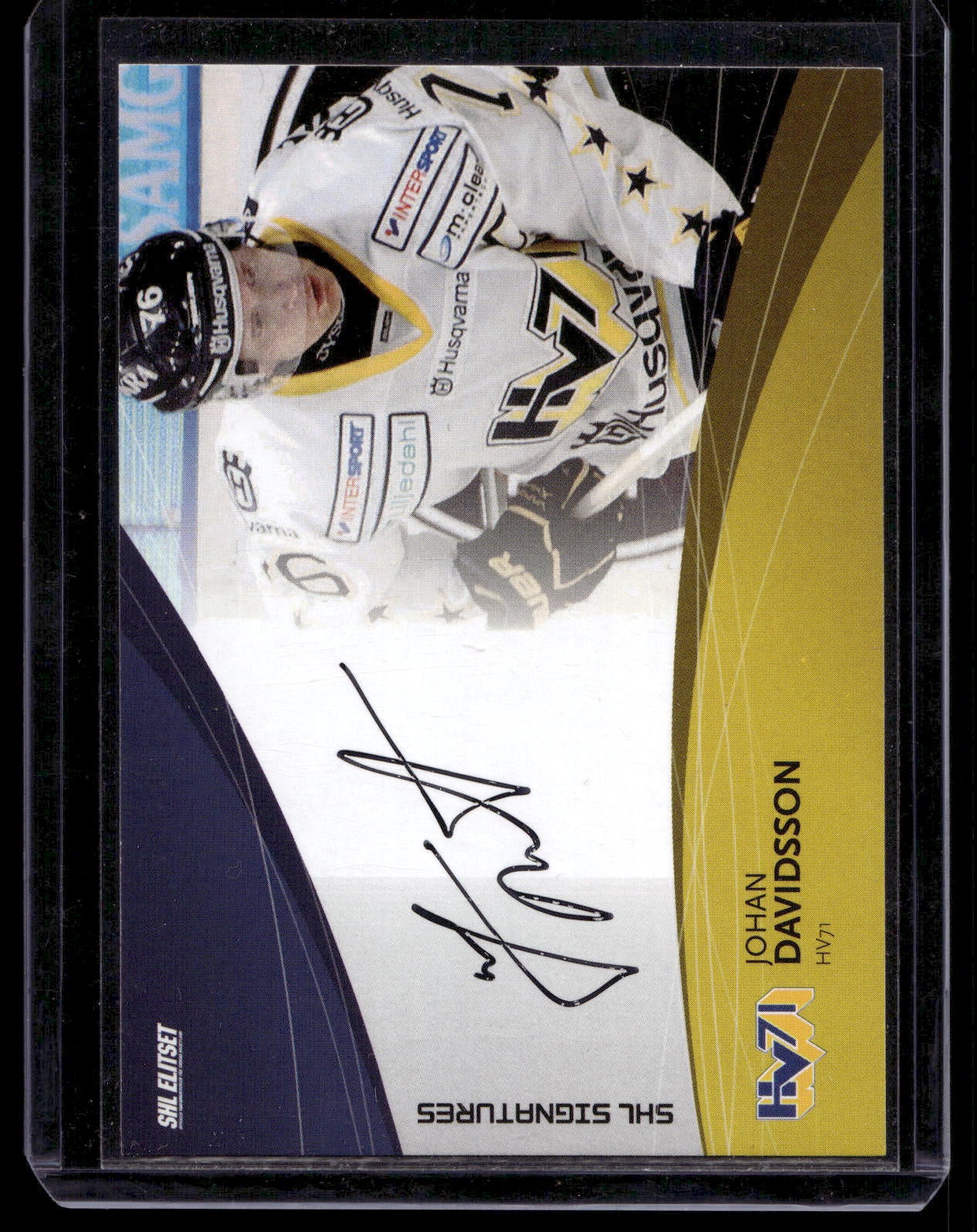 2011-12 SHL Signatures - Johan Davidsson
