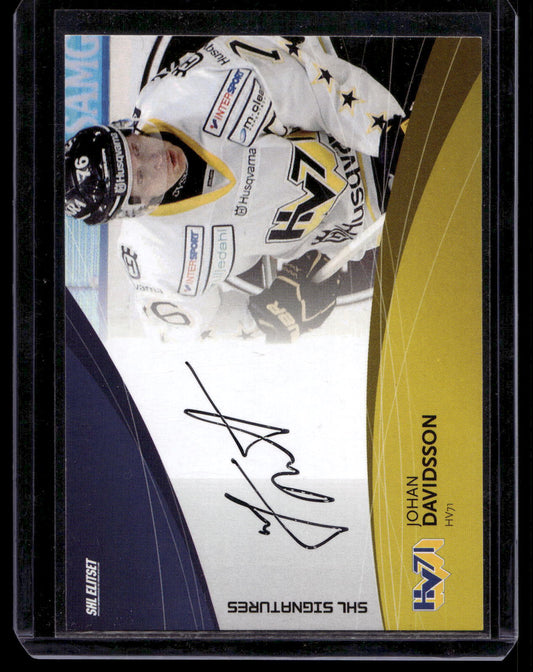 2011-12 SHL Signatures - Johan Davidsson