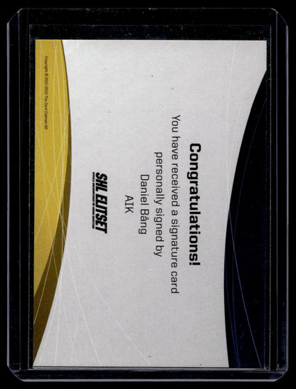 2011-12 SHL Signatures - Daniel Bång