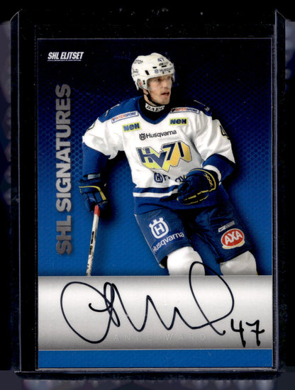 2008-09 SHL Signatures - Lance Ward