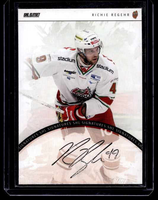 2013-14 SHL Signatures - Richie Regehr