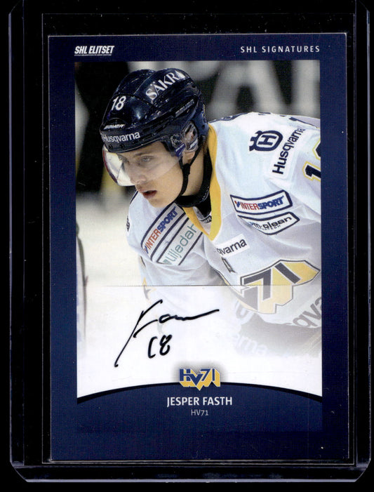 2011-12 SHL Signatures - Jesper Fasth