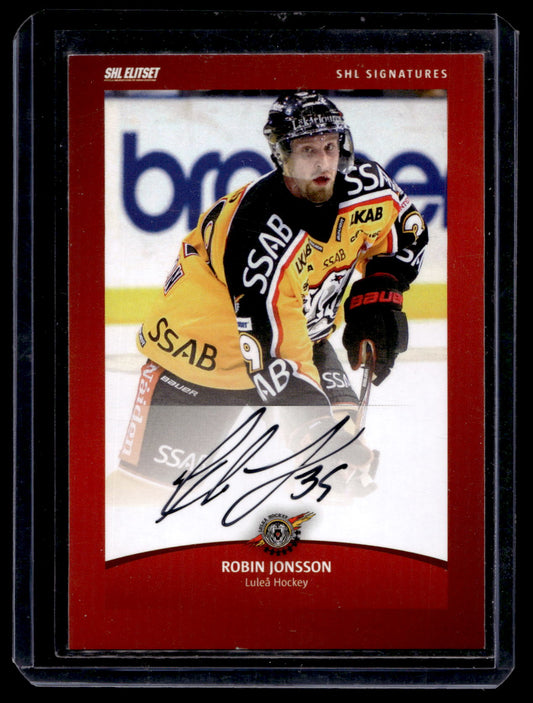 2011-12 SHL Signatures - Robin Jonsson
