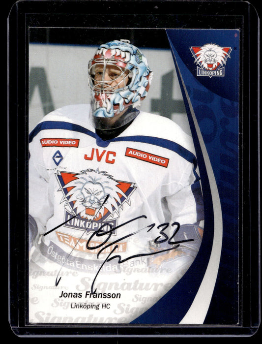 2006-07 SHL Signatures - Jonas Fransson
