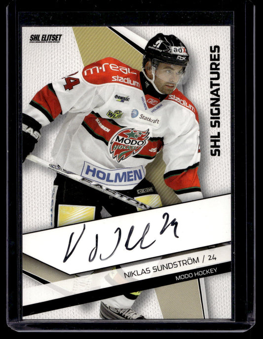 2009-10 SHL Signatures - Niklas Sundström