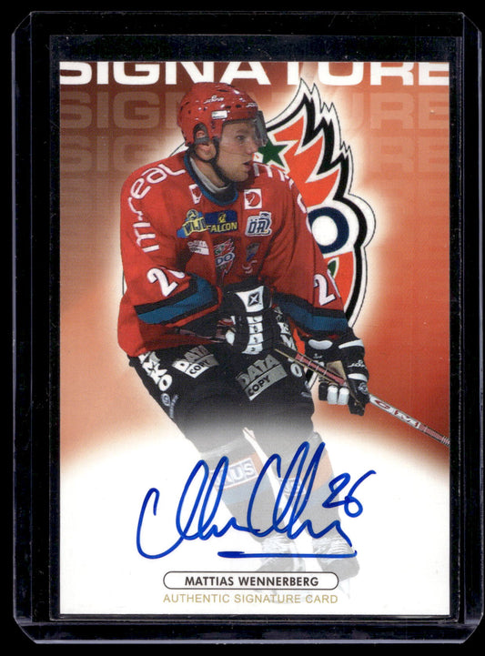 2003-04 SHL Signatures - Mattias Wennerberg