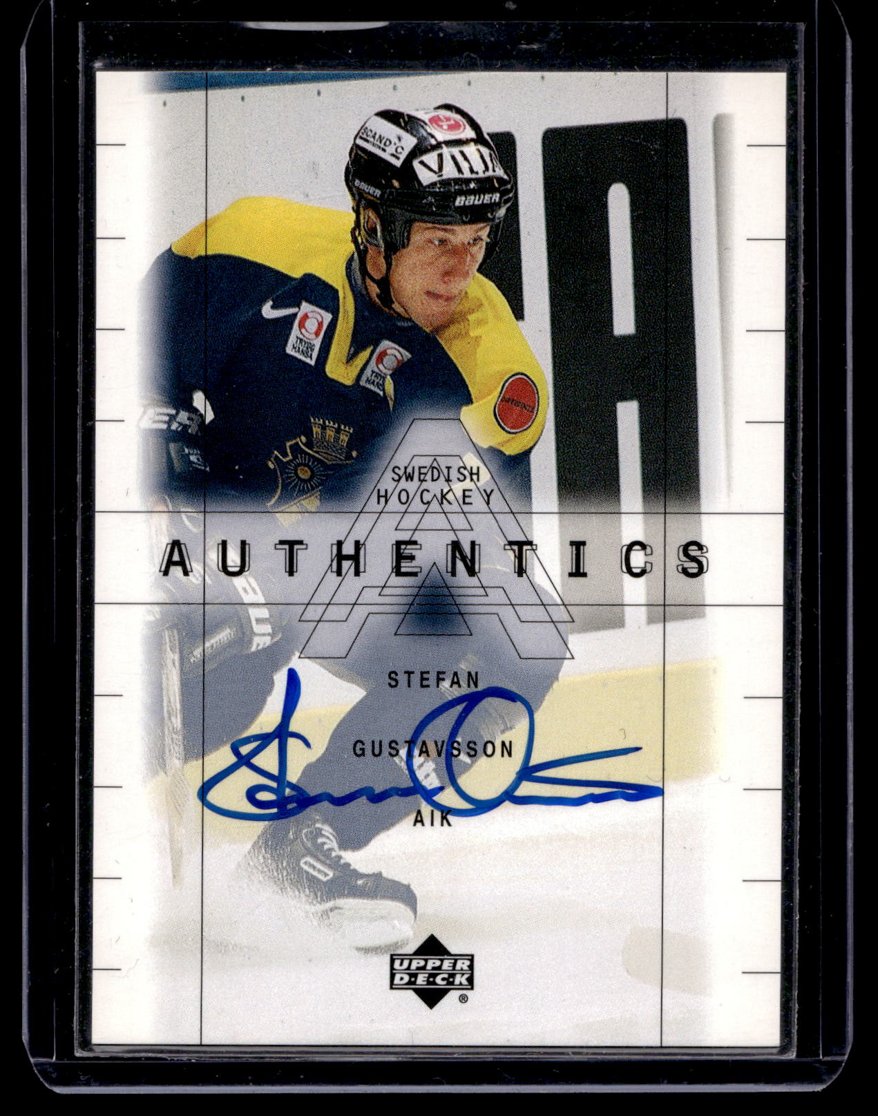 1999-00 Upper Deck Swedish - Authentics Autographs - Stefan Gustavson #SG