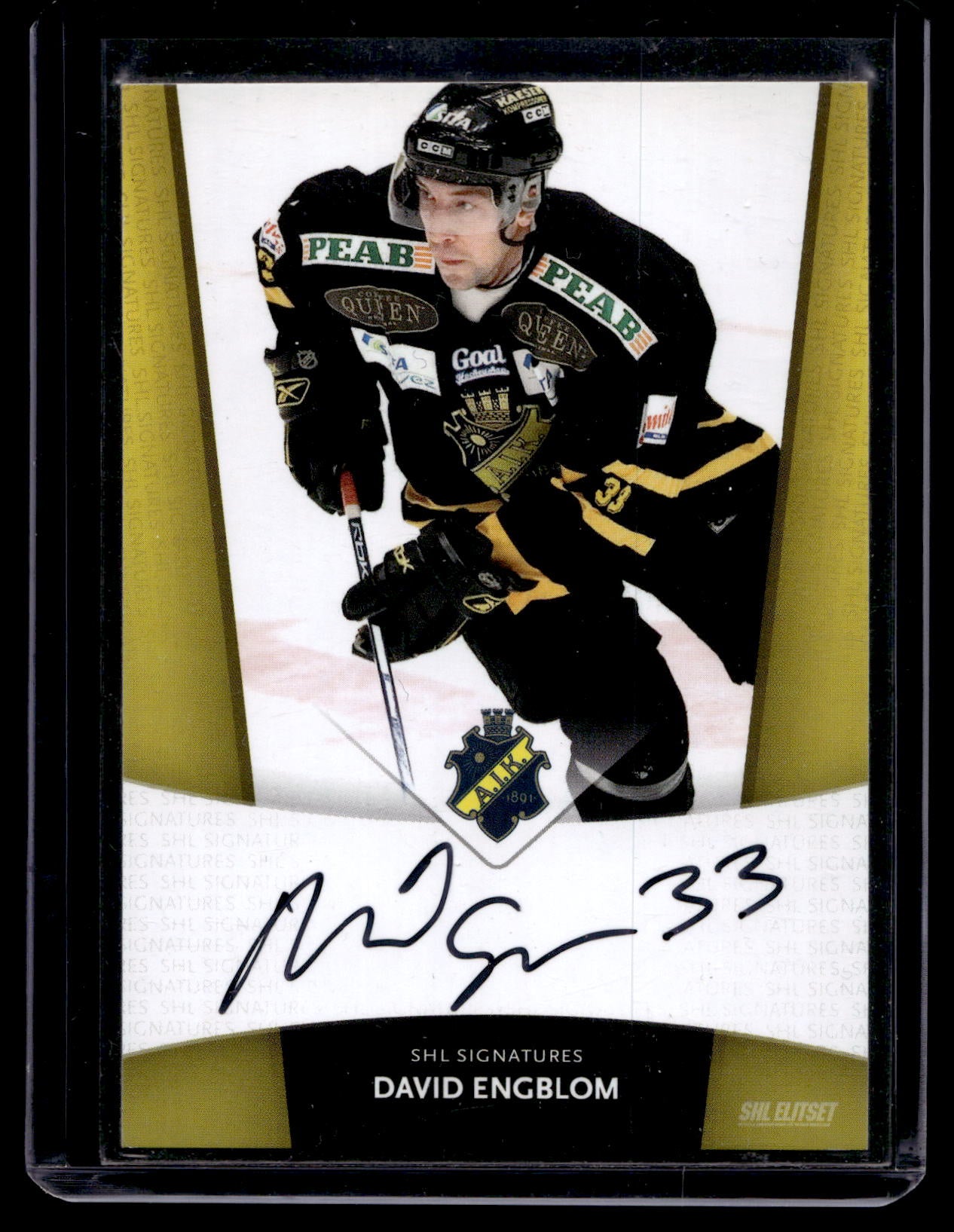2010-11 SHL Signatures - David Engblom