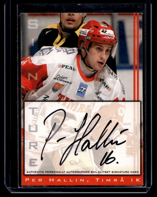 2002-03 SHL Signatures - Per Hallin