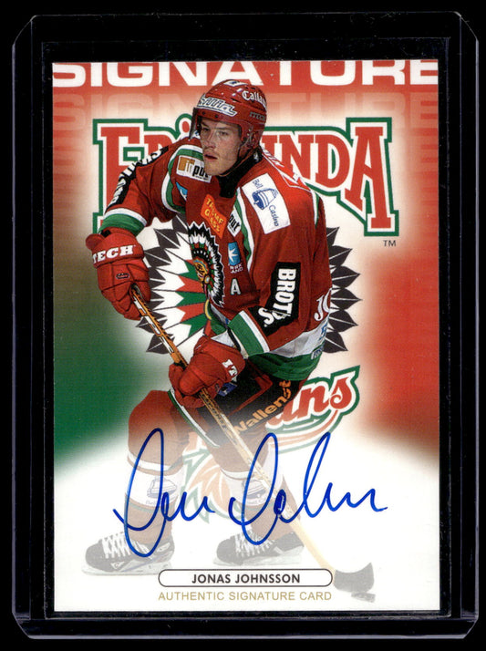 2003-04 SHL Signatures - Jonas Johnsson