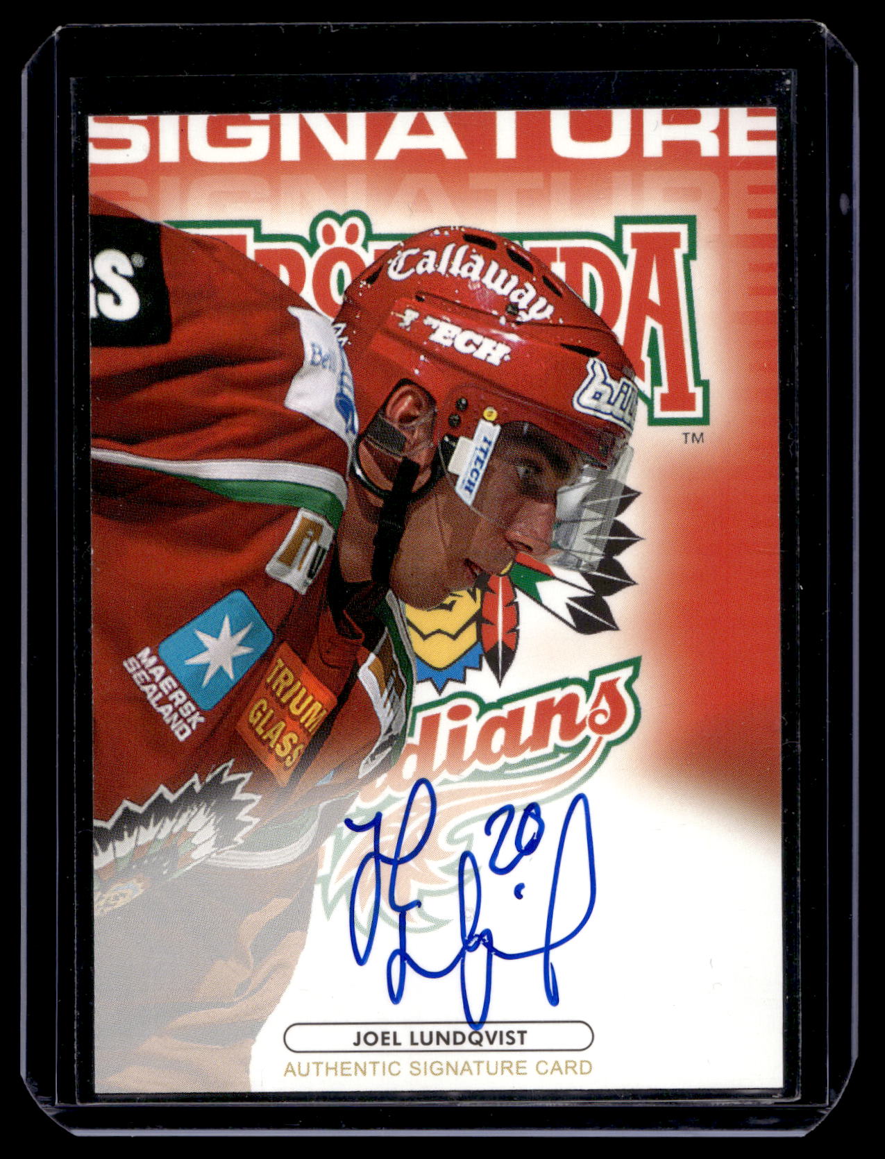 2003-04 SHL Signatures - Joel Lundqvist