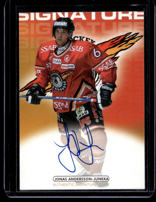 2003-04 SHL Signatures - Jonas Andersson-Junkka