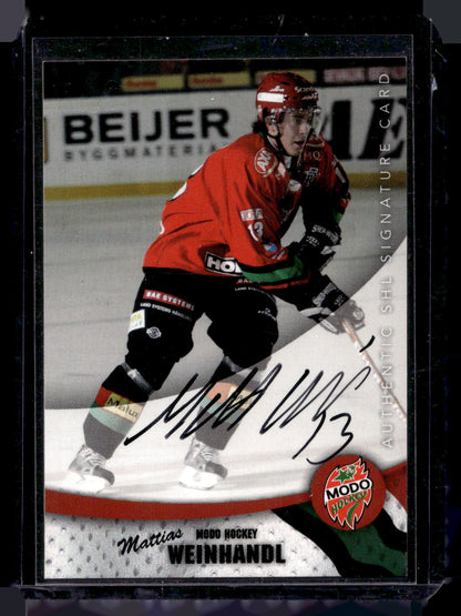 2004-05 SHL Signatures - Mattias Weinhandl