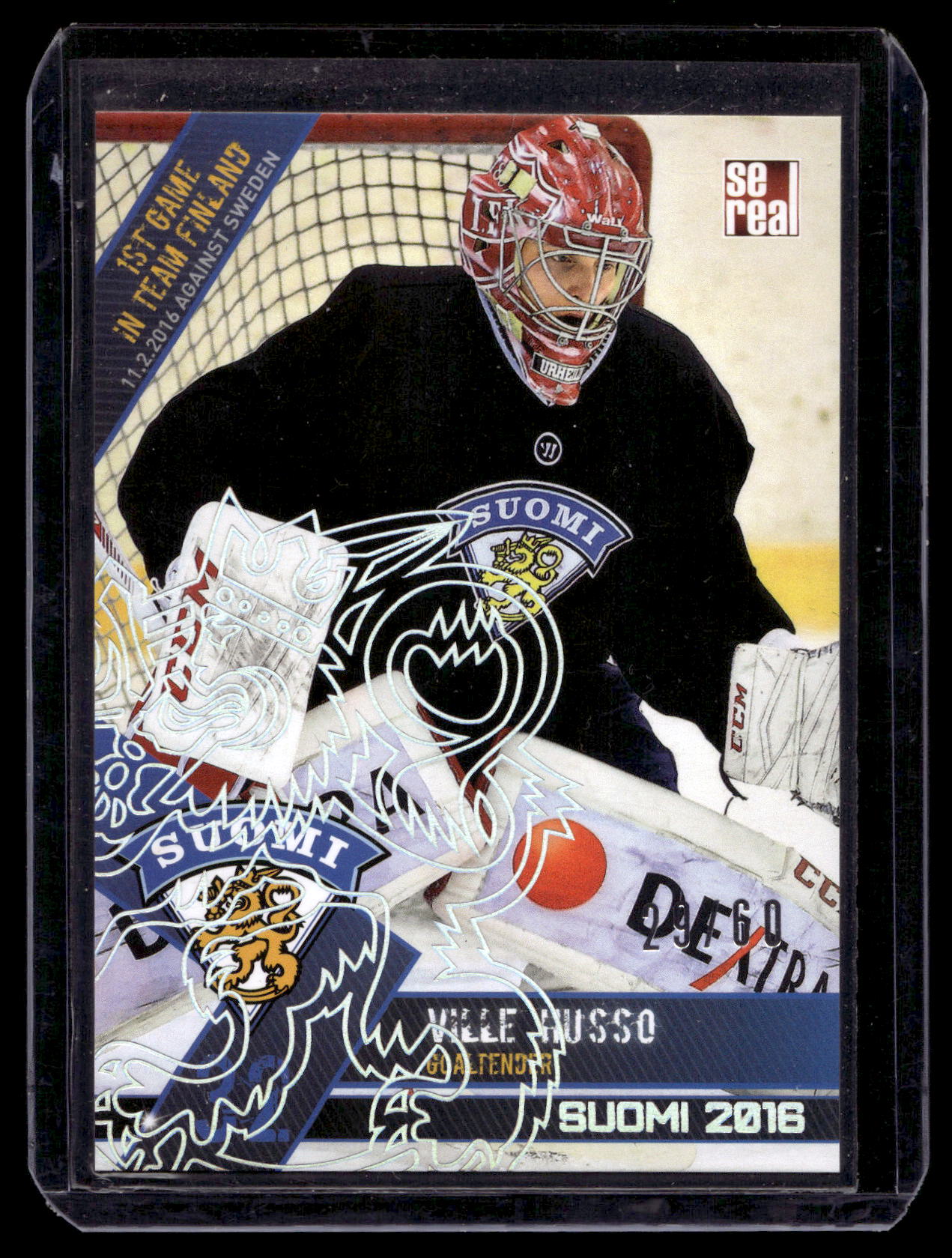 2016 Sereal Team Finland Silver - Ville Husso #FIN-BAS-001 /60