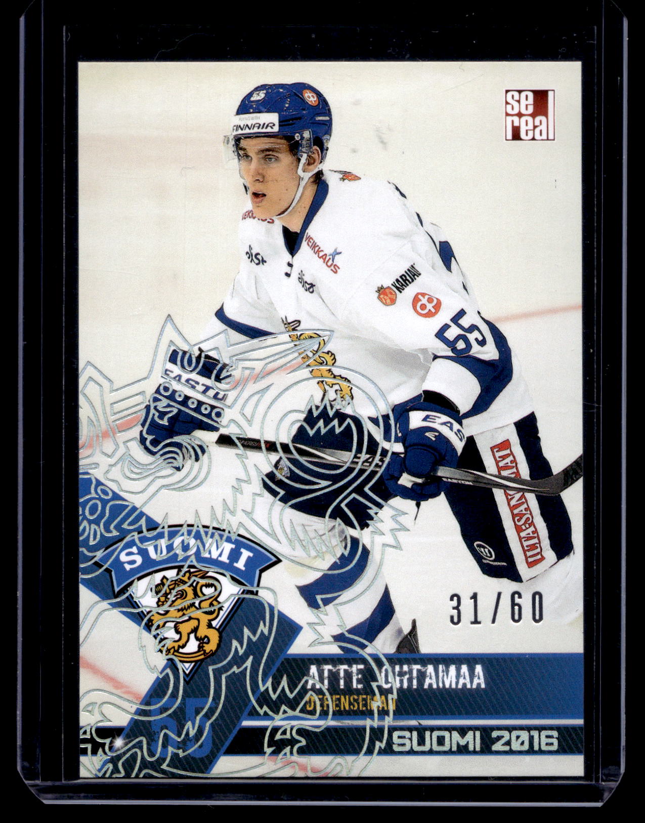 2016 Sereal Team Finland Silver - Atte Ohtamaa #FIN-BAS-009 /60