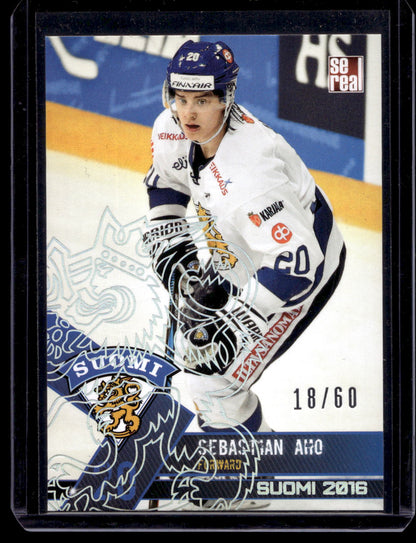 2016 Cereal Team Finland Silver - Sebastian Aho #FIN-BAS-011 /60