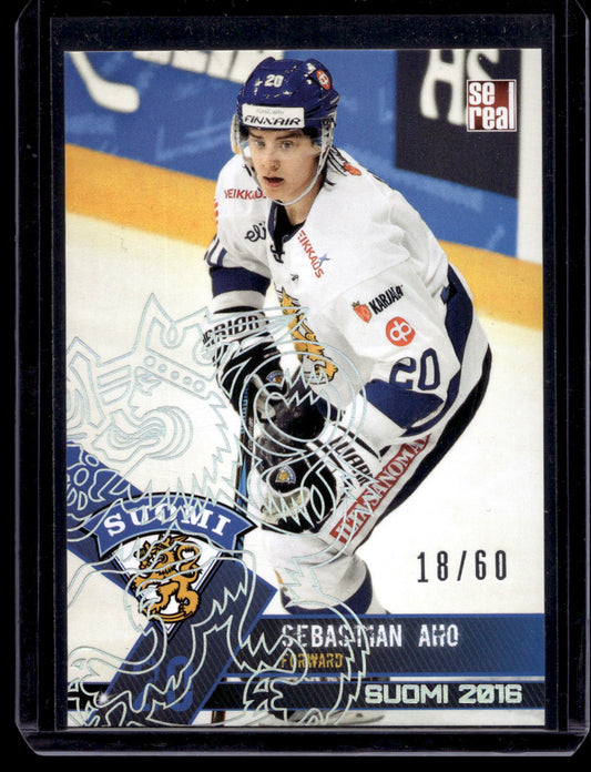 2016 Cereal Team Finland Silver - Sebastian Aho #FIN-BAS-011 /60