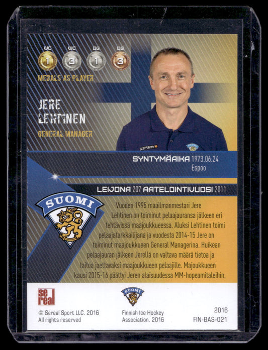 2016 Sereal Team Finland Silver - Jere Lehtinen #FIN-BAS-021 /60