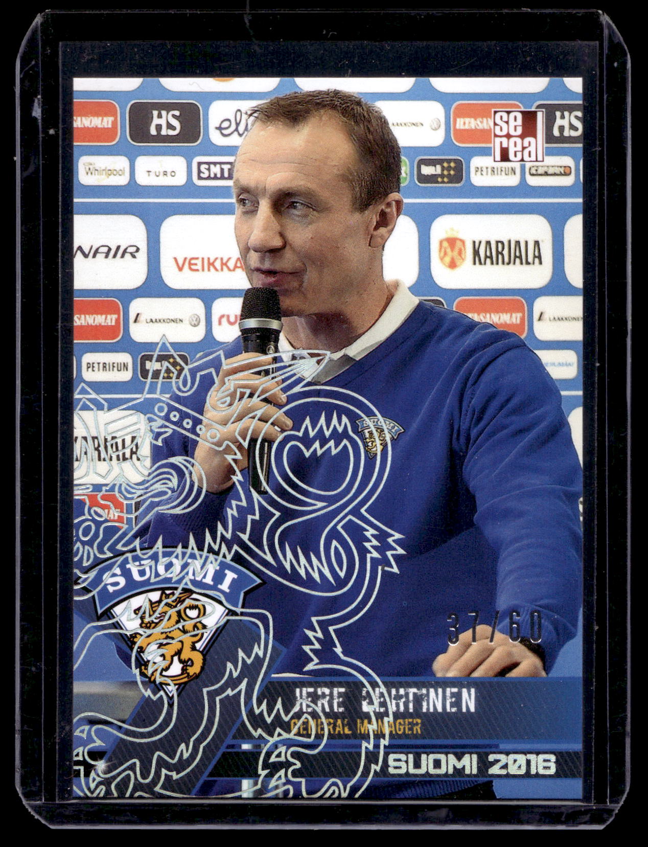 2016 Sereal Team Finland Silver - Jere Lehtinen #FIN-BAS-021 /60