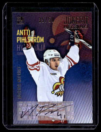 2016-17 Sereal Jokerit Autograph - Antti Pihlström #JOK-AUT-023 /50