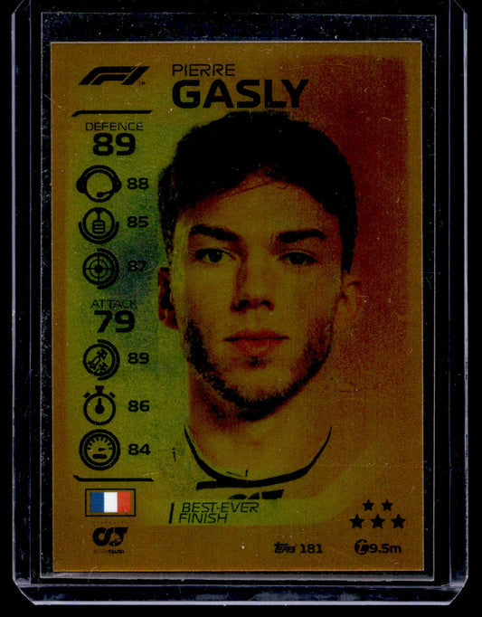 2020 Topps F1 Turbo Attax - Gold Race Winner - Pierre Gasly #181 RY
