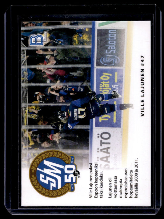 2024-25 Blueline Kiekko-Espoo Team Set - Match Card - Matti Järvinen #4
