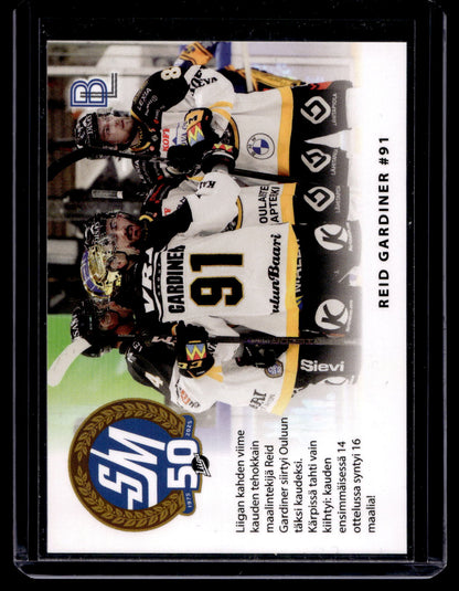 2024-25 Blueline Kärpät Team Set - Match Card - Reid Gardiner #6